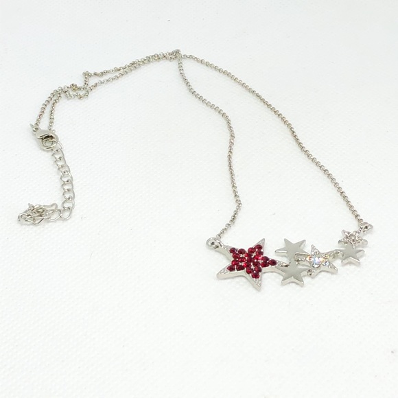 💠3 for $25💠Silver Crystal Star Necklace - Picture 8 of 8